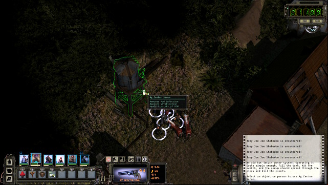 Pouring of the serum to the tank - Miscellaneous | Ag center - quests - Ag center - quests - Wasteland 2 Game Guide & Walkthrough