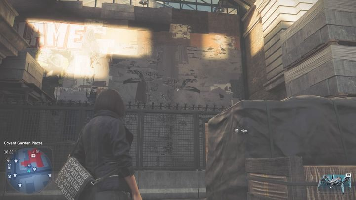 Paste-Up space is located on the roof of the building - Watch Dogs Legion: Paste Up - City of Westminster map, locations - City of Westminster - Watch Dogs Legion Guide