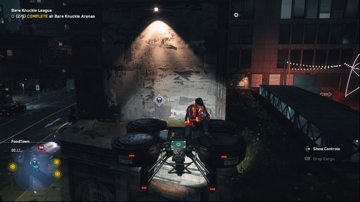 Paste-Up is located nearby at the entrance to the bar in the Foodtown district - Watch Dogs Legion: Paste Up - Islington & Hackney map, locations - Islington & Hackney - Watch Dogs Legion Guide