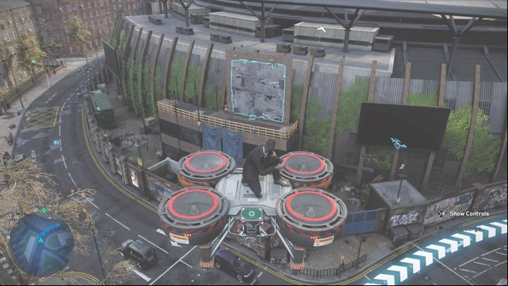 The Paste Up site is on the north wall of the complex - Watch Dogs Legion: Paste Up - Lambeth map, locations - Lambeth - Watch Dogs Legion Guide