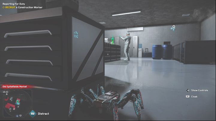 There is a small cage in the courtyard - Watch Dogs Legion: Tech Points - the Tower Hamlets map, locations - Tower Hamlets - Watch Dogs Legion Guide