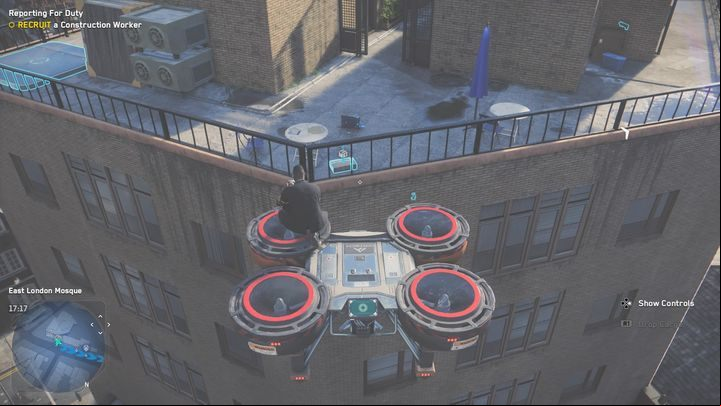 Part of the Scooter Headlamp is located in the alcove between the front and the main part of the building - Watch Dogs Legion: Relics - Tower Hamlets map, locations - Tower Hamlets - Watch Dogs Legion Guide