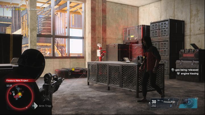 You can destroy the boxes in various ways, be it using a grenade, shooting at nearby explosives, etc - Watch Dogs Legion: Stock Shortages - walkthrough - Side missions - Watch Dogs Legion Guide