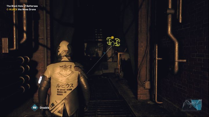 The room you're in is very dark - Watch Dogs Legion: The Black Hole of Battersea - walkthrough - Side missions - Watch Dogs Legion Guide