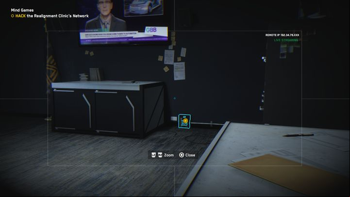 When you use the elevator, go to the top floor - Watch Dogs Legion: Mind Games - walkthrough - Side missions - Watch Dogs Legion Guide