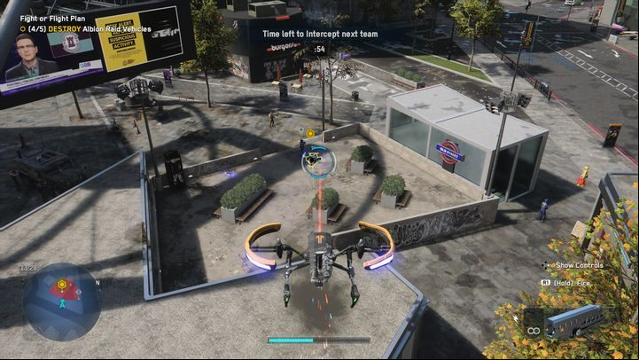 Do not get too high with the drone, because you will receive interference, which will cause a deteriorating view and slight problems with control - Watch Dogs Legion: Fight or Flight Plan - walkthrough - Side missions - Watch Dogs Legion Guide
