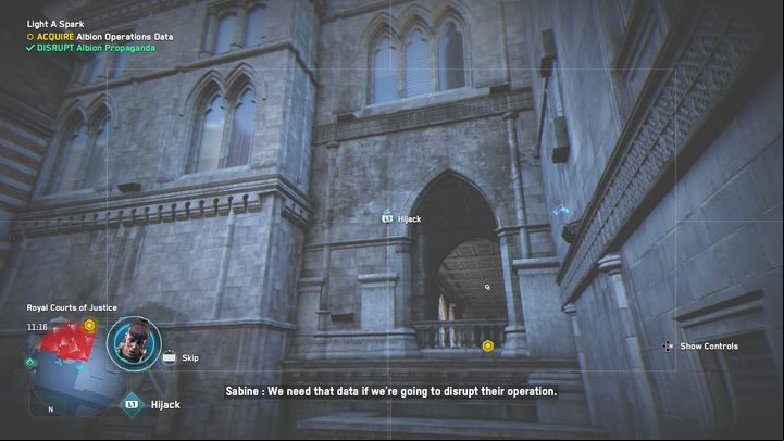 This task will be more difficult to perform due to the fact that you will find yourself in a restricted object, which means that your character entering such an object is considered an enemy - Watch Dogs Legion: Light A Spark - walkthrough - DedSec Missions - Watch Dogs Legion Guide