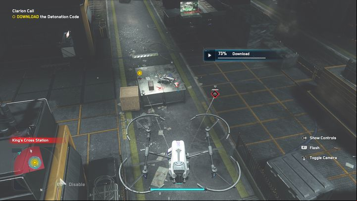ing the key must take place from a distance, so hide your drone, or disable nearby enemy drones so that they do not start attacking you - Watch Dogs Legion: Clarion Call - walkthrough - DedSec Missions - Watch Dogs Legion Guide