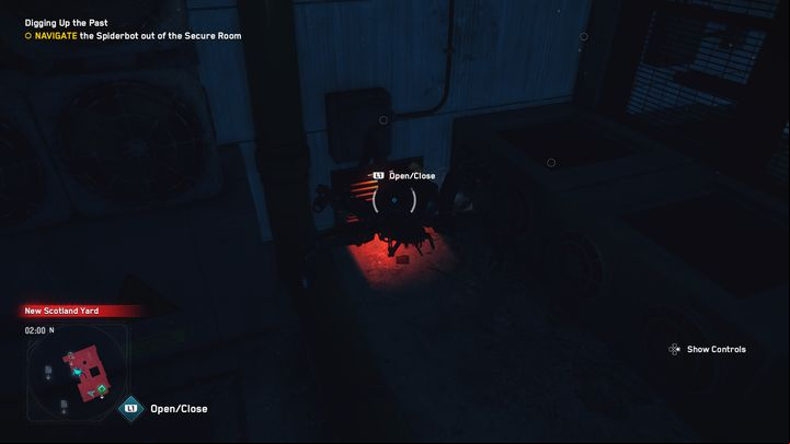 Then circle the room, climb on the pipes and jump up - Watch Dogs Legion: Digging Up the Past - walkthrough - DedSec Missions - Watch Dogs Legion Guide