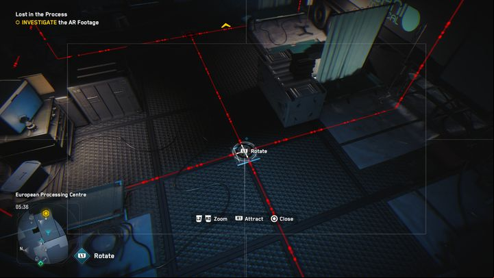 Then solve a simple puzzle with nodes, set them so that the blue signal es to each node - Watch Dogs Legion: Lost in the Process - walkthrough - Kelley Missions - Watch Dogs Legion Guide