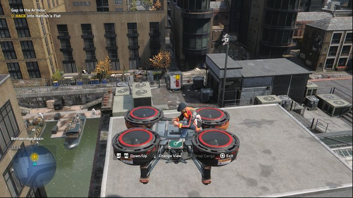 Once you're on the roof, hack the electronic box - Watch Dogs Legion: Gap in the Armor - walkthrough - Albion Missions - Watch Dogs Legion Guide