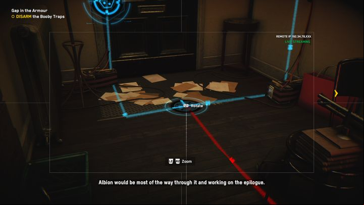 Turns out the inside of the building you used the cameras to get into is rigged with explosives - Watch Dogs Legion: Gap in the Armor - walkthrough - Albion Missions - Watch Dogs Legion Guide