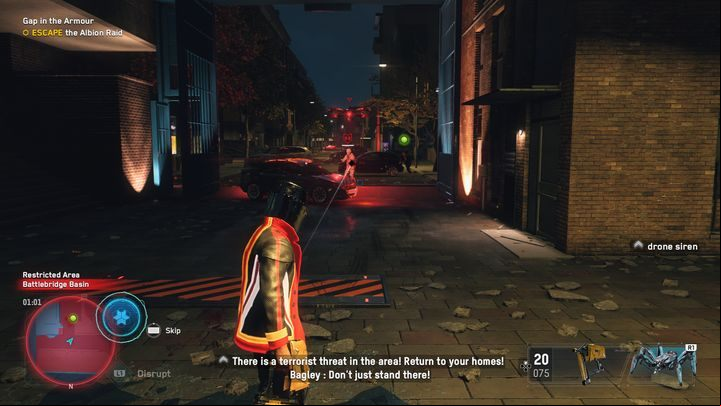 Then a longer cutscene will start - Watch Dogs Legion: Gap in the Armor - walkthrough - Albion Missions - Watch Dogs Legion Guide