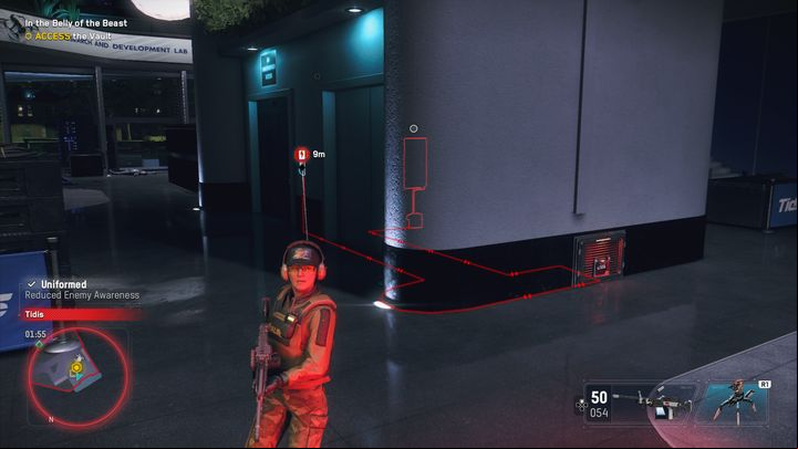 Then go downstairs and head for the elevator - Watch Dogs Legion: In the Belly of the Beast - walkthrough - Albion Missions - Watch Dogs Legion Guide