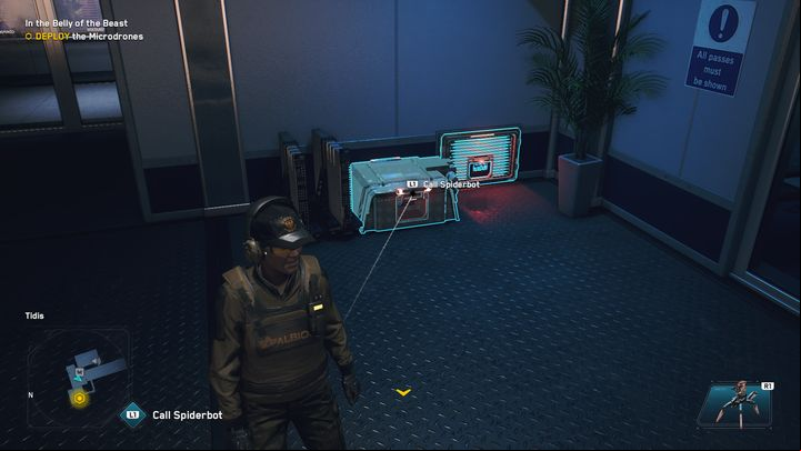 When you interact with the elevator, you will appear in a new room - Watch Dogs Legion: In the Belly of the Beast - walkthrough - Albion Missions - Watch Dogs Legion Guide