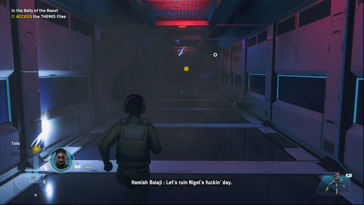 Then head to the next room, listen to what Albion has to say about the THEMIS project, then release the data about it and escape from the site - Watch Dogs Legion: In the Belly of the Beast - walkthrough - Albion Missions - Watch Dogs Legion Guide