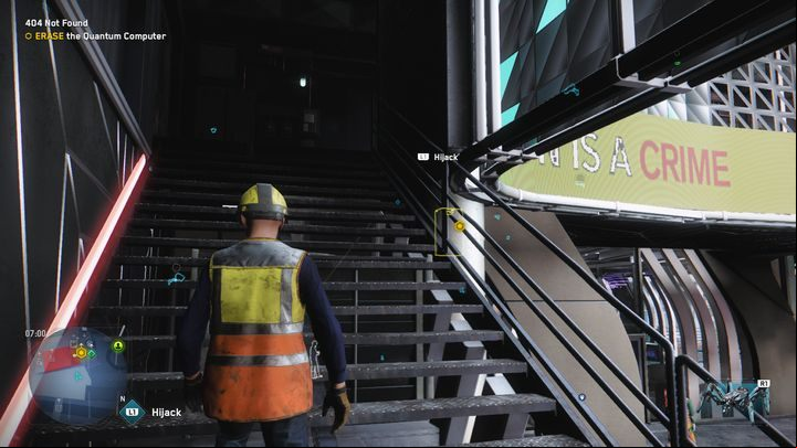 After a brief conversation with 404, leave the restricted area and head to a new point on the map - Watch Dogs Legion: 404 Not Found - walkthrough - Missions 404 - Watch Dogs Legion Guide