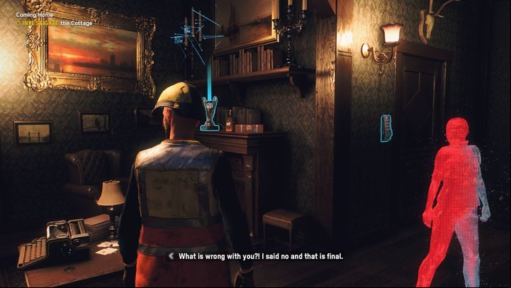 This room is full of various reconstructions that will tell you what happened in this house - Watch Dogs Legion: Coming Home - walkthrough - Missions 404 - Watch Dogs Legion Guide