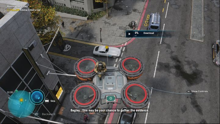 Your last task will be to follow the car, which is marked on the map - Watch Dogs Legion: Hunting Zero Day - walkthrough - SIRS Missions - Watch Dogs Legion Guide