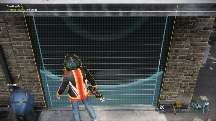 When you open the garage, a cutscene appears in which SIRS kidnap your agent - Watch Dogs Legion: Smoking Gun - walkthrough - SIRS Missions - Watch Dogs Legion Guide
