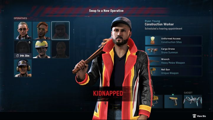 After switching to another operator, go to the new point on the map - Watch Dogs Legion: Smoking Gun - walkthrough - SIRS Missions - Watch Dogs Legion Guide