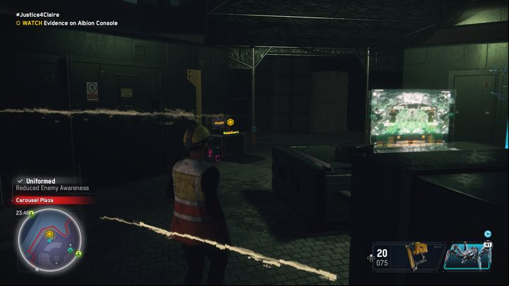 When the is complete, go down one floor and watch the videos - Watch Dogs Legion: #Justice4Claire - walkthrough - Albion Missions, part 2 - Watch Dogs Legion Guide