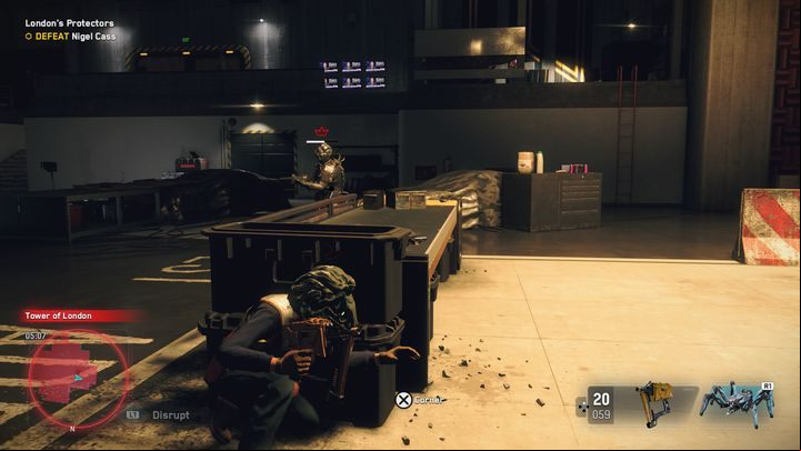 After destroying the boss's prototype, he will go outside and start a one-on-one fight - Watch Dogs Legion: Londons Prospectors - walkthrough - Albion Missions, part 2 - Watch Dogs Legion Guide