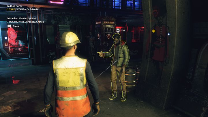 Talk to DedSec's friends, first, it will be Hamish, then Inspector Lau - Watch Dogs Legion: DedSec Party - walkthrough - DedSec Missions, part 2 - Watch Dogs Legion Guide