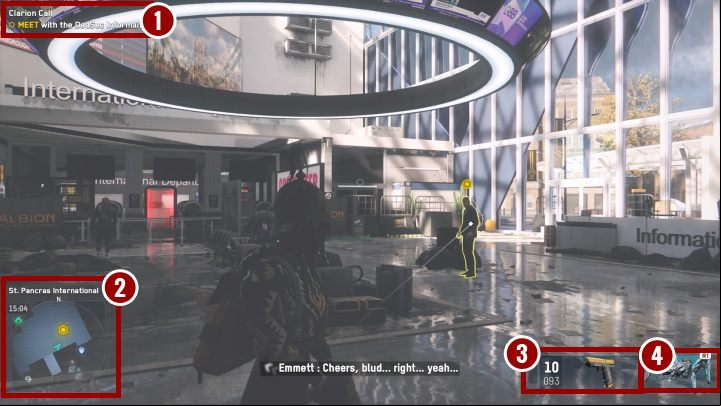 Number - Watch Dogs Legion: Interface Guide - missions, minimap - Basics - Watch Dogs Legion Guide