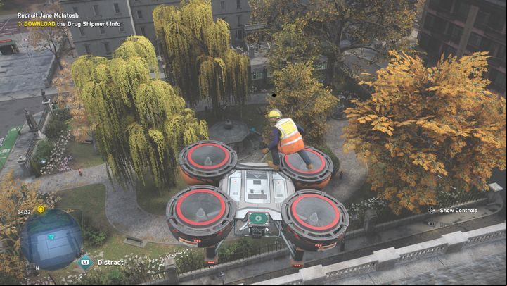 One of the best ways to explore hard-to-reach locations is to use a cargo drone - Watch Dogs Legion: Exploration - Basics - Watch Dogs Legion Guide