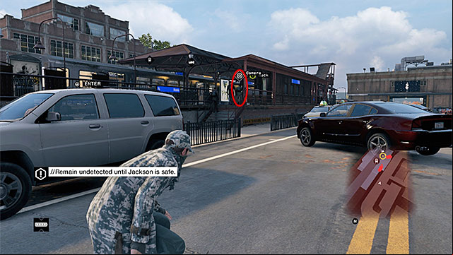 While completing this mission, you need to remain undetected by the enemy mercenaries, because you will otherwise fail the mission - Mission 1 (Hold On, Kiddo) | Main missions - Act II - Main missions - Act II - Watch Dogs Game Guide