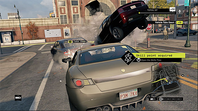 It is a good idea to neutralize the enemy cars - Mission 1 (Hold On, Kiddo) | Main missions - Act II - Main missions - Act II - Watch Dogs Game Guide