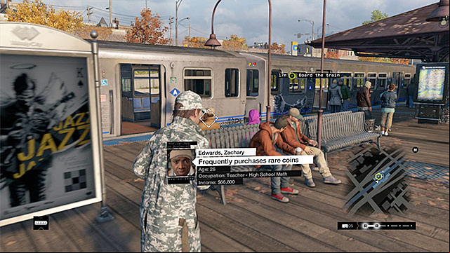 Get on the railcar - Mission 1 (Hold On, Kiddo) | Main missions - Act II - Main missions - Act II - Watch Dogs Game Guide