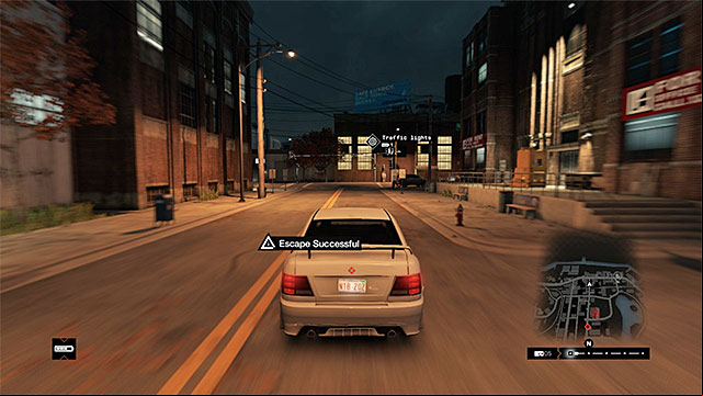 You can either destroy the other cars in the pursuit, or escape from them - Mission 2 (Breakable Things) | Main missions - Act II - Main missions - Act II - Watch Dogs Game Guide
