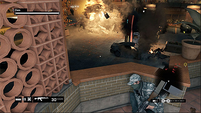 Eliminate the successive enemies - Mission 3 (Collateral) | Main missions - Act II - Main missions - Act II - Watch Dogs Game Guide