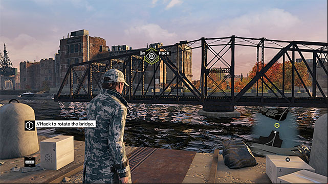 Hack into the bridge - Mission 5 (A Blank Spot There-ish) | Main missions - Act II - Main missions - Act II - Watch Dogs Game Guide