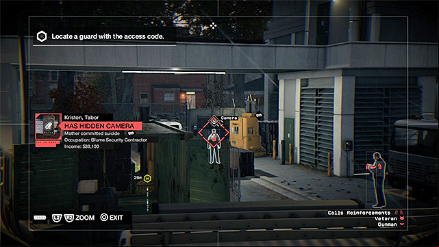 The guard with a camera - Unlocking mission 6 | Main missions - Act II - Main missions - Act II - Watch Dogs Game Guide
