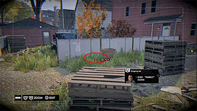 The suggested route for Rabbit - Mission 8 (Not a Job for Tyrone) | Main missions - Act II - Main missions - Act II - Watch Dogs Game Guide