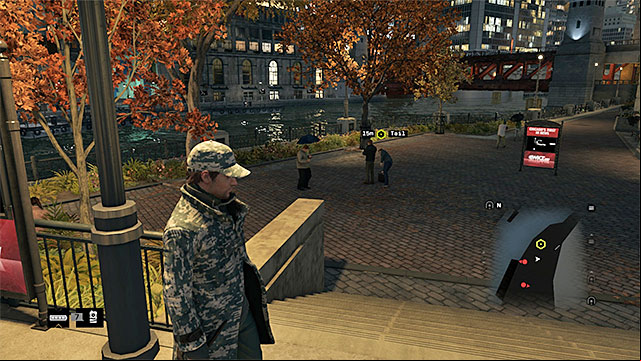 Stop near the stairs - Mission 10 (Breadcrumbs) | Main missions - Act II - Main missions - Act II - Watch Dogs Game Guide
