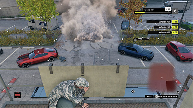 Even if you manage to eliminate all of the enemies, without raising the alarm, you need to keep in mind that reinforcements will arrive, after the fights end - Mission 13 (Role Model) | Main missions - Act II - Main missions - Act II - Watch Dogs Game Guide