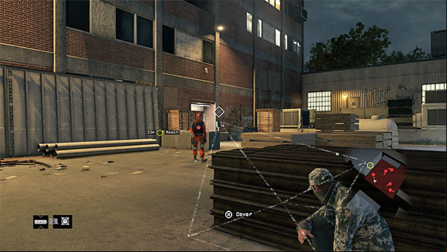 Approach the door and try to remain undetected - Mission 14 (Planting a Bug) | Main missions - Act II - Main missions - Act II - Watch Dogs Game Guide