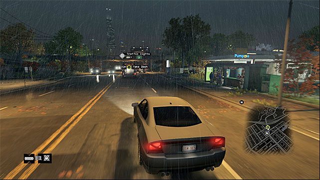 Remain within short distance of the firetruck - Mission 15 (Way Off the Grid) | Main missions - Act II - Main missions - Act II - Watch Dogs Game Guide