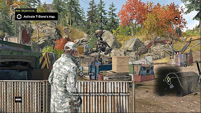 Use the hacking button - Mission 1 (Hope Is a Sad Thing) | Main missions - Act III - Main missions - Act III - Watch Dogs Game Guide