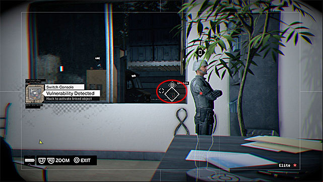 In order to unlock the North-Eastern gate, you need to start hacking into the successive surveillance cameras in the facility - Mission 4 (The Future Is In Blume) | Main missions - Act III - Main missions - Act III - Watch Dogs Game Guide