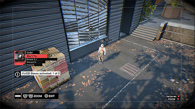 The enclosed area needs to be approached by the guard with camera - Mission 4 (The Future Is In Blume) | Main missions - Act III - Main missions - Act III - Watch Dogs Game Guide