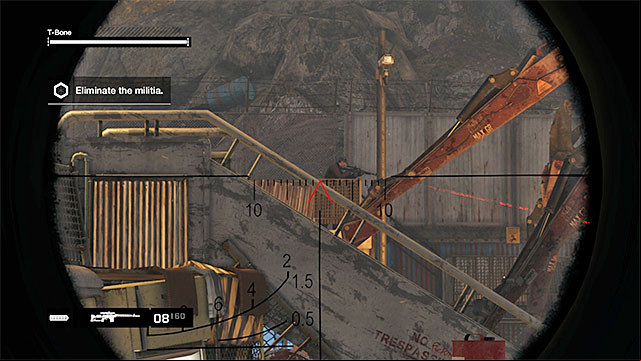 You can eliminate opponents by shooting to them at a long range - Mission 5 (For the Portfolio) | Main missions - Act III - Main missions - Act III - Watch Dogs Game Guide