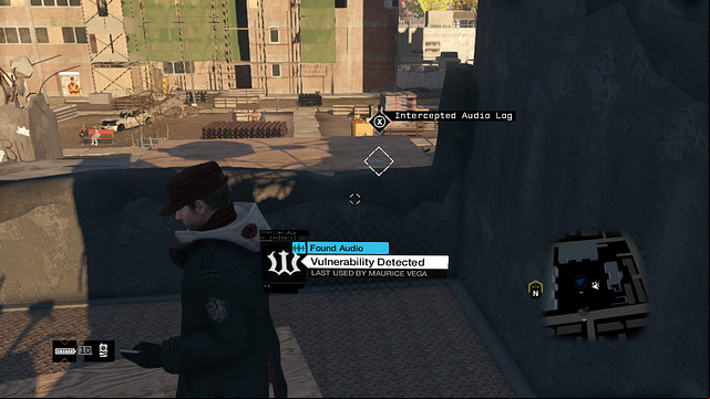 The phone on the stone wall by the stairs - Act II | Audio Logs - Audio Logs - Watch Dogs Game Guide