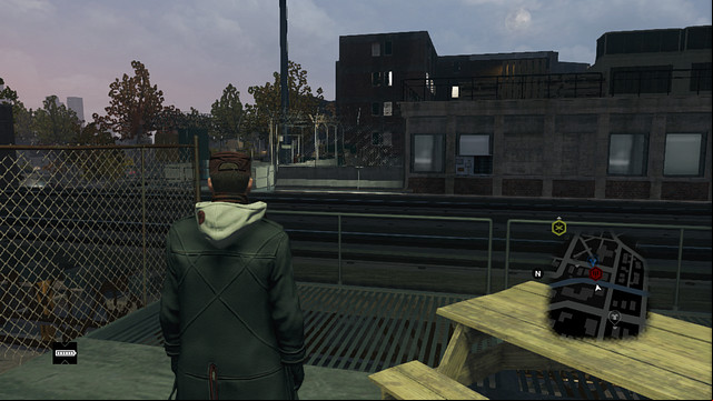 The rooftop of the building at the other side of tracks - ctOS Towers | Maps of smaller activities - Maps of smaller activities - Watch Dogs Game Guide