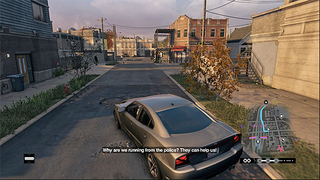If necessary, choose side streets - Mission 6 (Ghosts of the Past) | Main missions - Act IV - Main missions - Act IV - Watch Dogs Game Guide