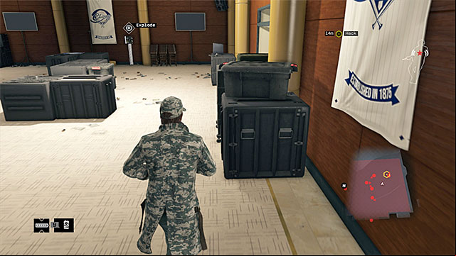 After you walk into the second big hall, take the nearest corridor to the right - Mission 7 (No Turning Back #1) | Main missions - Act IV - Main missions - Act IV - Watch Dogs Game Guide
